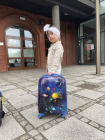 Walizka podróżna na kółkach - kosmos - kosmiczna kolekcja