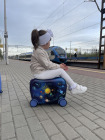 Jeżdżąca walizka podróżna - kosmos - kosmiczna kolekcja