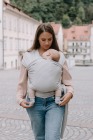 Chusta do noszenia dziecka BOBA Wrap - Jasny szary