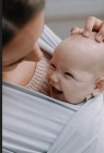 Chusta do noszenia dziecka BOBA Wrap - Jasny szary