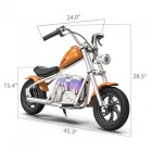 Hyper Gogo Cruiser 12 Plus Motocykl elektryczny z aplikacją - pomarańczowy