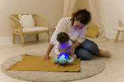 Projektor z pozytywką - Żółw podwodny niebieski ECO - Cloud b® Tranquil Turtle™