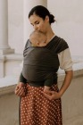 Chusta do noszenia dziecka BOBA Wrap - ciemny szary