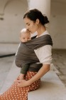 Chusta do noszenia dziecka BOBA Wrap - ciemny szary