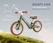 Rowerek biegowy mima zoom lite - biały / camel