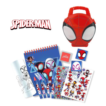 Zestaw piśmienniczy z piórnikiem 3D - Spiderman