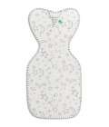 Otulacz Swaddle UP - rozmiar XS -  biały, duży kosmos - ETAP1 - 1 TOG Original