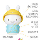 Alilo Króliczek Baby Bunny G9S+ - niebieski PLUS