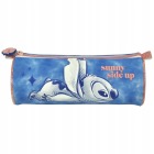 Piórnik saszetka tie-dye brokatowy - Stitch i Angel 22cm - Lilo & Stitch