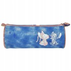 Piórnik saszetka tie-dye brokatowy - Stitch i Angel 22cm - Lilo & Stitch