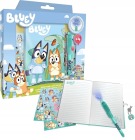 Pamiętnik A6 z magicznym piórem i naklejkami  Bluey