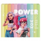 Markery flamastry dwustronne 12szt  WOW Generation