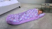 Śpiworek nadmuchiwany 2w1 Trunki - Kotek Cassie