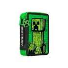 Piórnik dwukomorowy Creeper BOOM - Minecraft