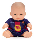 Lalka FC Barcelona dziewczynka Azjatka - 21 cm