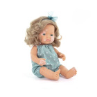 Lalka  w ubranku dziewczynka Europejka z ciemnymi blond włosami i bielactwem 38 cm - My Friends & Me