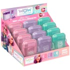 3w1 GLITTER BROKAT miętowy, różowy, fioletowy do ust, policzków i powiek  WOW Generation 11