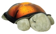 Cloud b®Twilight Turtle™ Classic Mocha - Lampka nocna z projekcją świetlną - Żółw brązowy