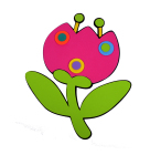 Dekoracje ścienne - Pszczółka i Kwiatuszek