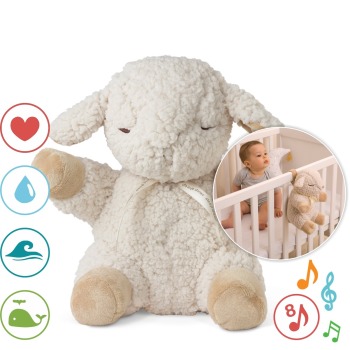 Szumiąca śpiąca owieczka z pozytywką - Cloud b® Sleep Sheep™