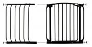 Rozszerzenie bramki bezpieczeństwa Chelsea - 45cm (wys. 75cm) - czarne