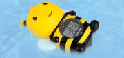 Termometr kąpielowy i pokojowy z zegarem-  Pszczółka
