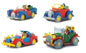 Auto Disney w skali 1:43 - Mickey, Scrooge, Donald, Goofy 1 szt.