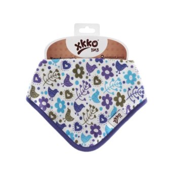 Bandanka bambusowa XKKO BMB - Flowers&Birds Boys 1