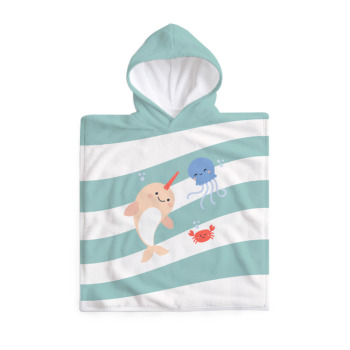 Bawełniane poncho - Swim - 65x65cm 1