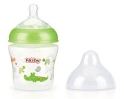NUBY 180ML PRINTED BOTTLE WITH SLOW FLOW 4