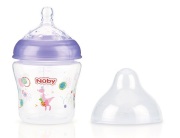 NUBY 180ML PRINTED BOTTLE WITH SLOW FLOW 7
