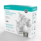 NANOBEBE BREASTMILK BOTTLE GRAY 3 PACK 10