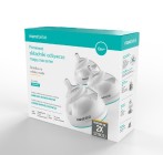 NANOBEBE BREASTMILK BOTTLE TEAL 3 PACK 10