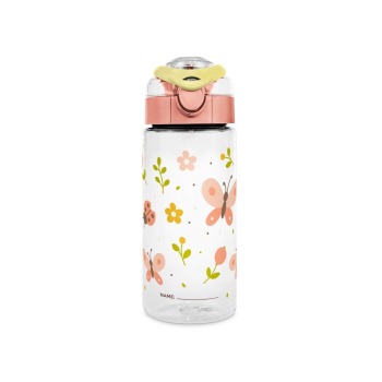 Butelka junior na przycisk 500ml  - Motyle 1