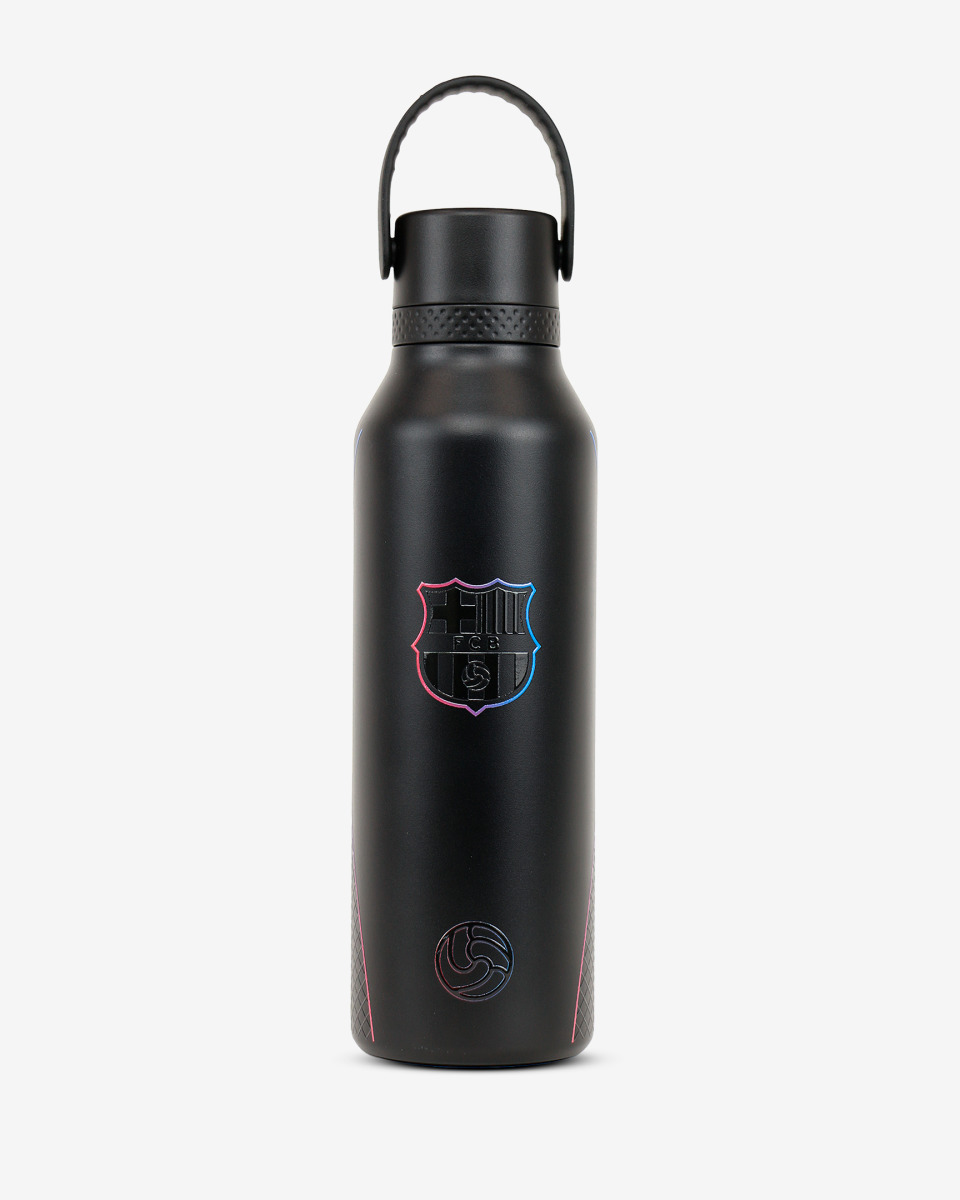 Butelka termiczna Runbott Mii 600 ml - FC Barcelona - czarny 1