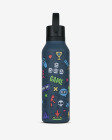 Butelka termiczna Runbott Mii 600 ml - retro gamer niebieski 4
