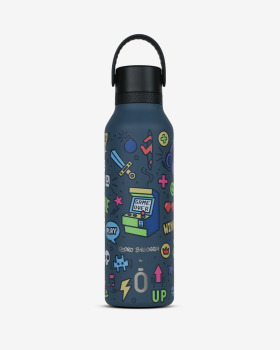 Butelka termiczna Runbott Mii 600 ml - retro gamer niebieski 1
