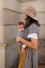 Chusta do noszenia dziecka BOBA Wrap - szary 2