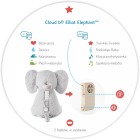 Cloud b® Elliot Elephant™- Szumiący Słoń z pozytywką 2
