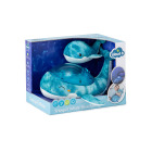 Cloud b® Tranquil Whale™ Blue Family - Lampka z projekcją świetlną i grzechotką -Wieloryb niebieski 10