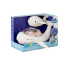 Cloud b® Tranquil Whale™ White Family - Lampka z projekcją świetlną i grzechotką - Wieloryb biały 10