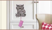 WALL DECORATION HOOK OWL 2