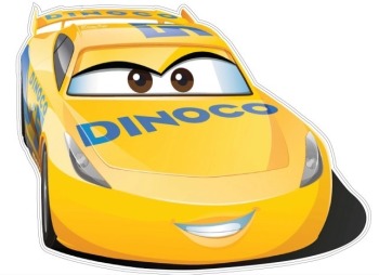 Dekoracja ścienna Auta - Cars Cruz Ramirez - duża  1
