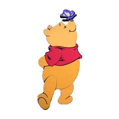 WINNIE THE POOH AND BUTTERFLY 1