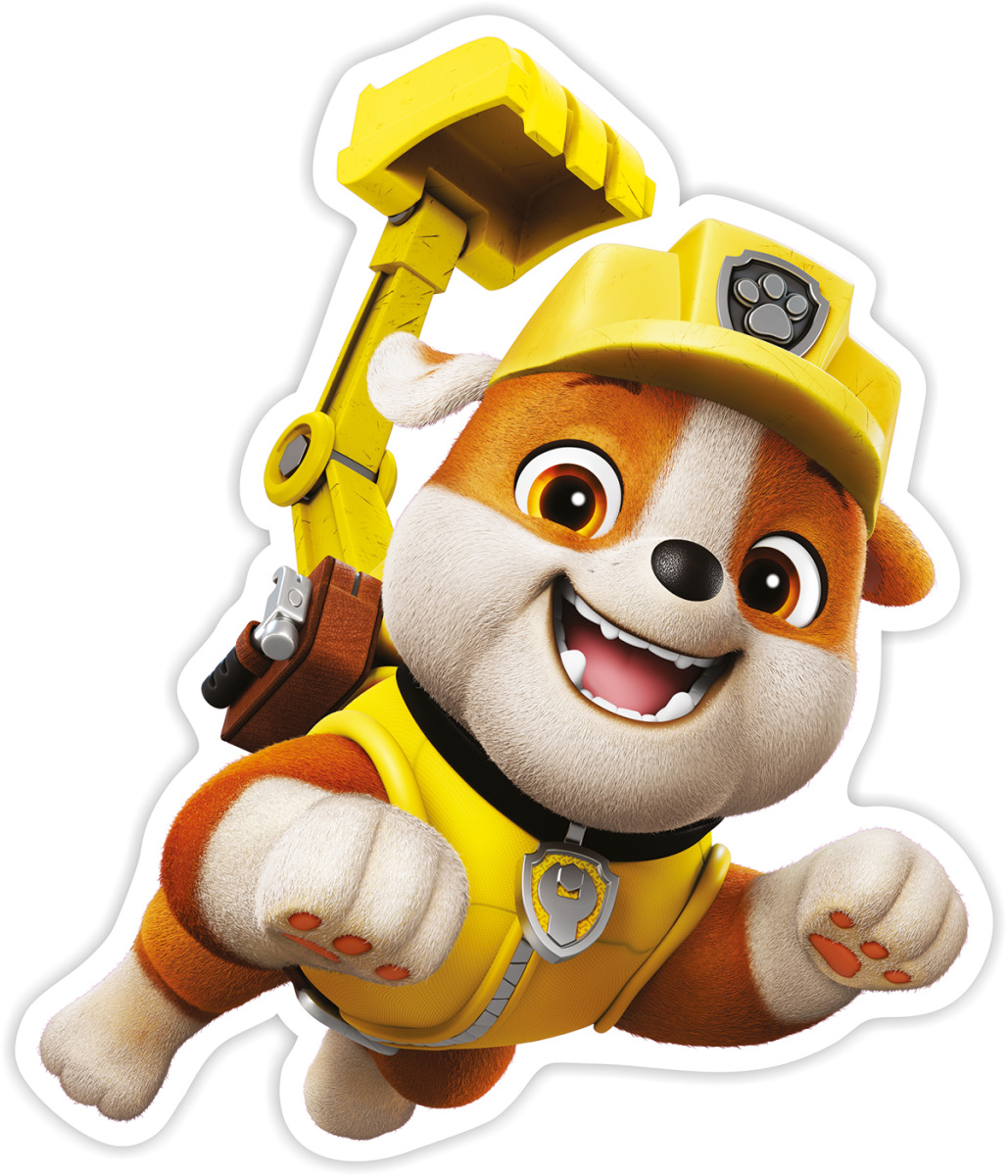 Dekoracja ścienna Psi Patrol - Rubble w akcji 1