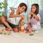 WOODEN STACKING TRAIN BOHO CHIC 2