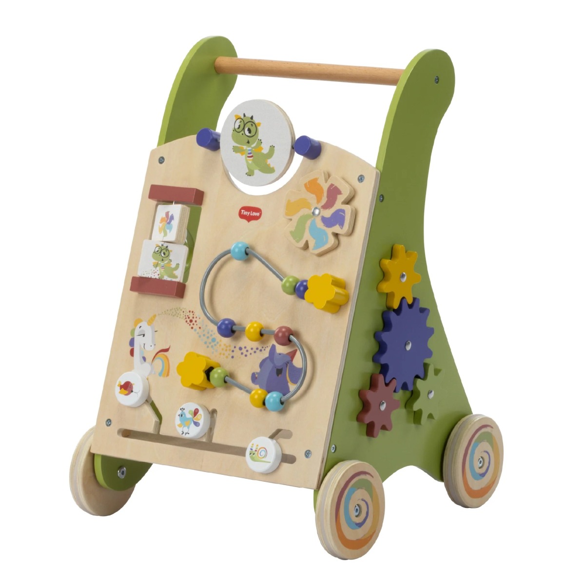 Drewniany edukacyjny chodzik-pchacz 2w1 - Born to Party 1
