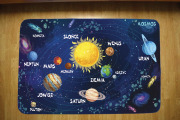 Dywan dla dzieci ultra miękki 100x150 - Kosmos  kosmiczna kolekcja 3