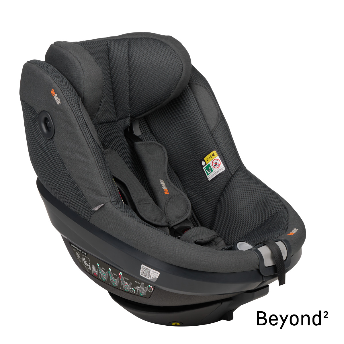 Fotelik samochodowy BeSafe Beyond 2 360 B - antracyt mesh 1