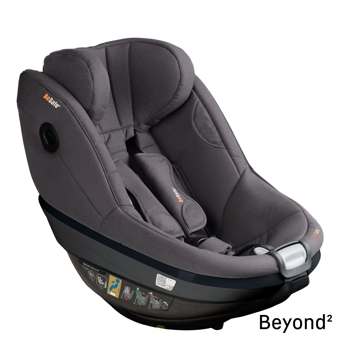 Fotelik samochodowy BeSafe Beyond 2 RWF - dark grey melange / ciemnoszary melanż 1